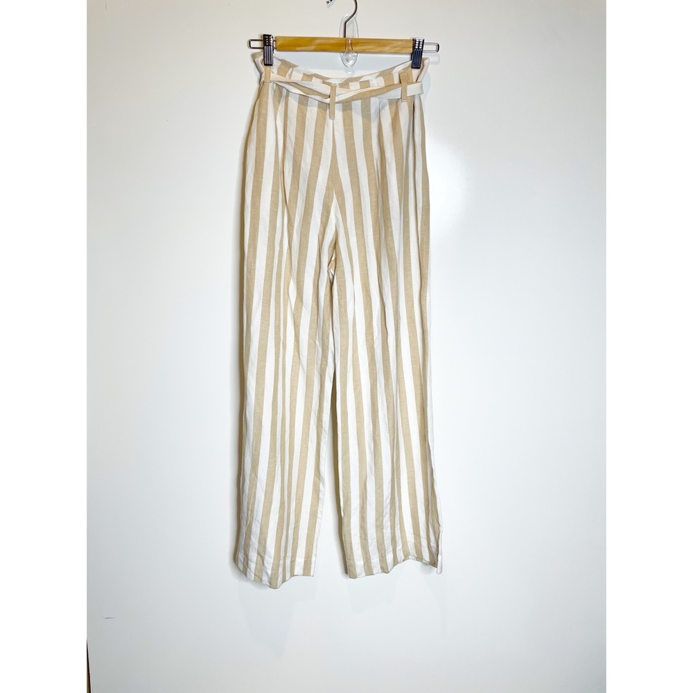 Rails Jess Striped Linen-Blend Wide-Leg Pants - image 3